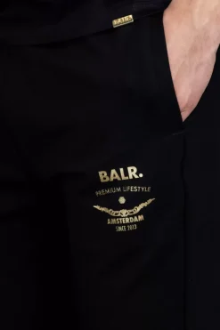 Sweatpants^BALR. Regular Gold Emblem Jogger Jet Black