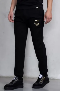 Sweatpants^BALR. Regular Gold Emblem Jogger Jet Black