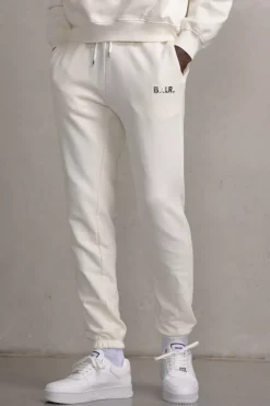 Sweatpants^BALR. Regular Metal Brand Jogger Egret