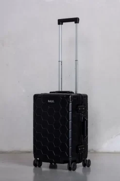Bags & Travel^BALR. Romeo Embossed Hexagon Suitcase Jet Black