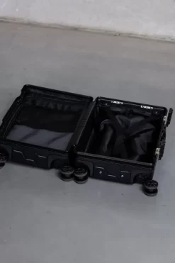 Bags & Travel^BALR. Romeo Embossed Hexagon Suitcase Jet Black