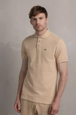 Polos^BALR. Sebastian Metal Brand Slim Polo Irish Cream