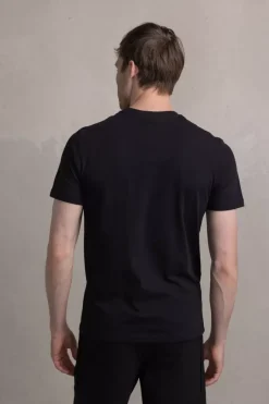 T-Shirts^BALR. Sebastian Slim Small Metal Badge T-Shirt Jet Black