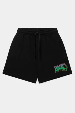 Shorts^BALR. Storm Graffiti Regular Shorts Jet Black