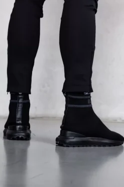 Sneakers^BALR. X6 Logo Sock Sneaker Jet Black